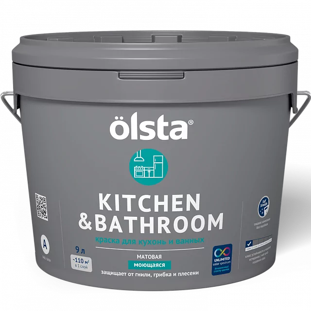 KITCHEN&BATHROOM База А краска для кухонь и ванных