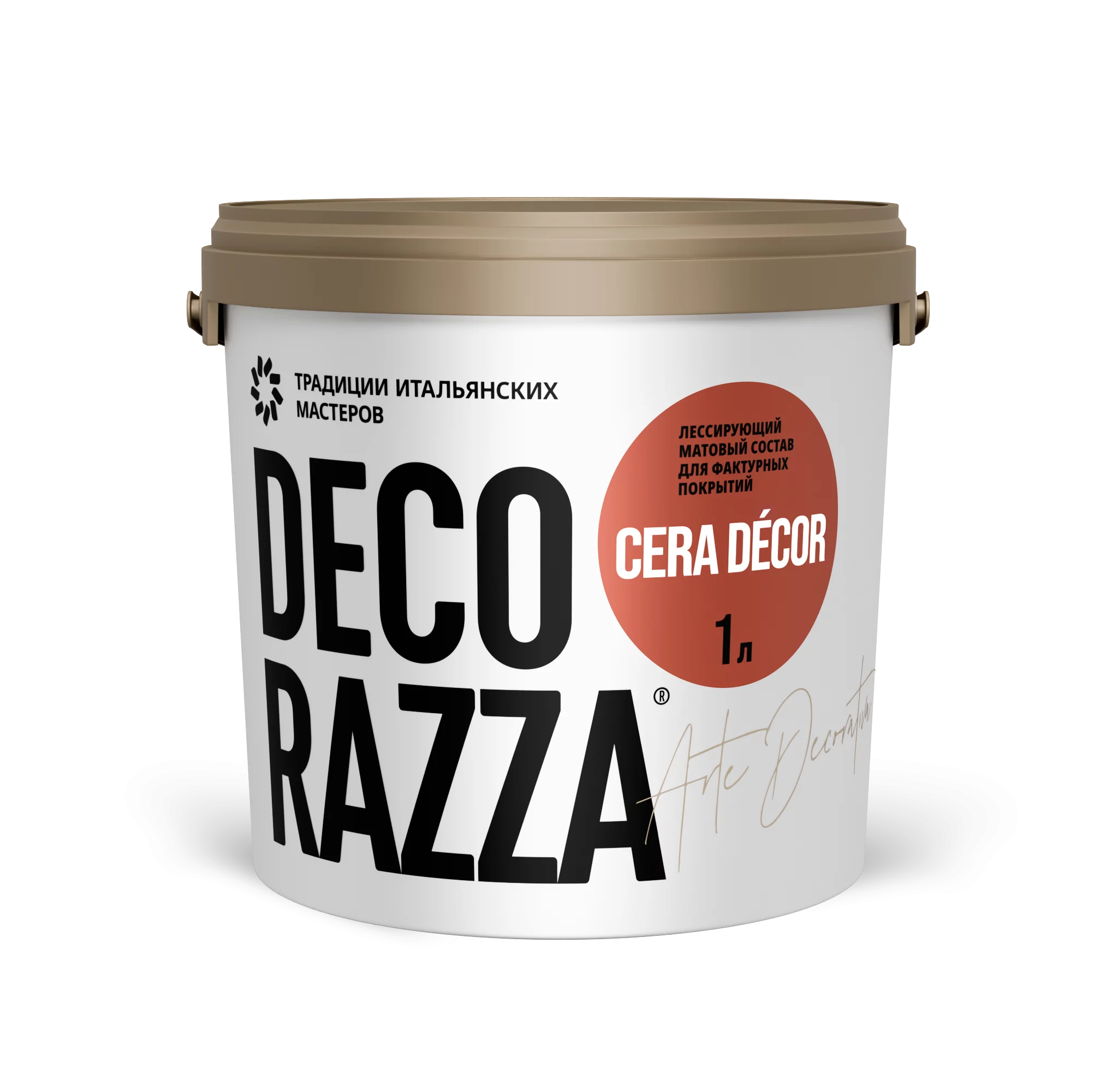 Cera Decor лессирующий матовый состав для фактурных покрытий Decorazza